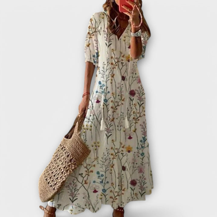 Savannah Elegante Maxi Jurk