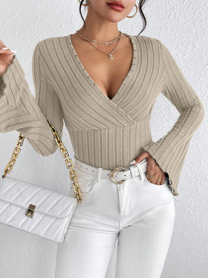 Camina Tijdloze Top met V-hals