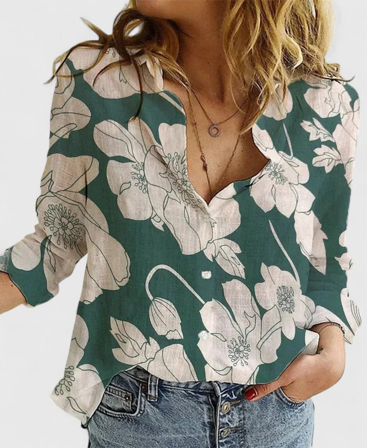 Winifred Stijlvolle Blouse met V-hals