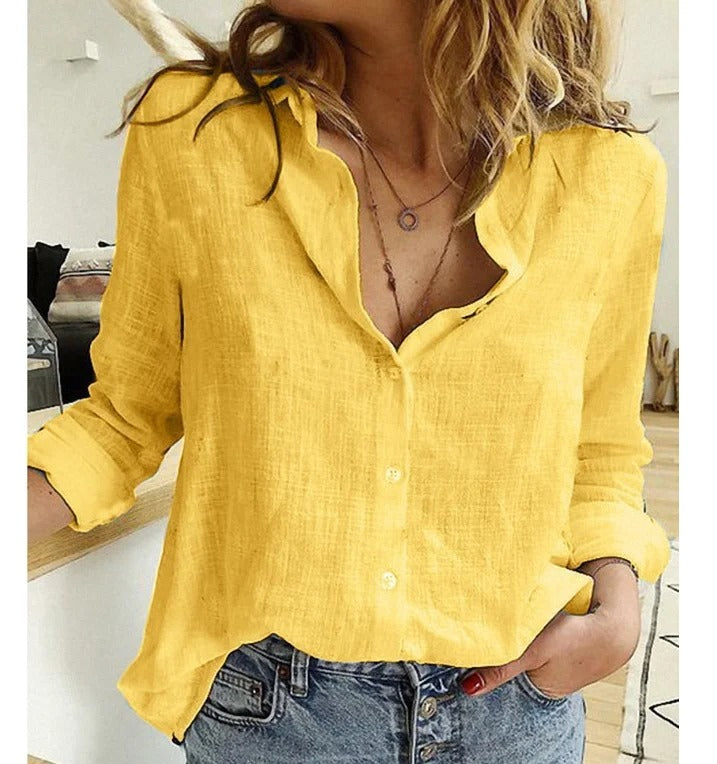 Winifred Stijlvolle Blouse met V-hals