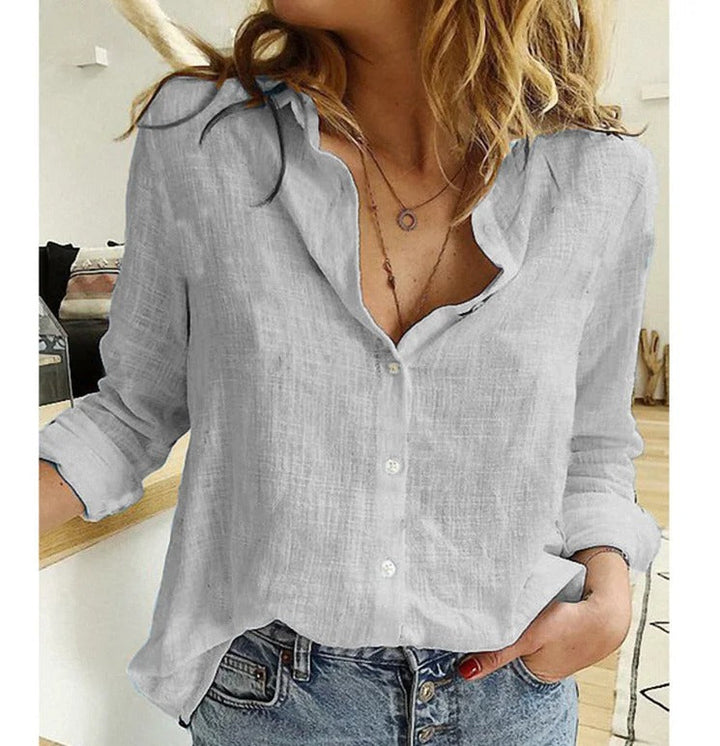 Winifred Stijlvolle Blouse met V-hals