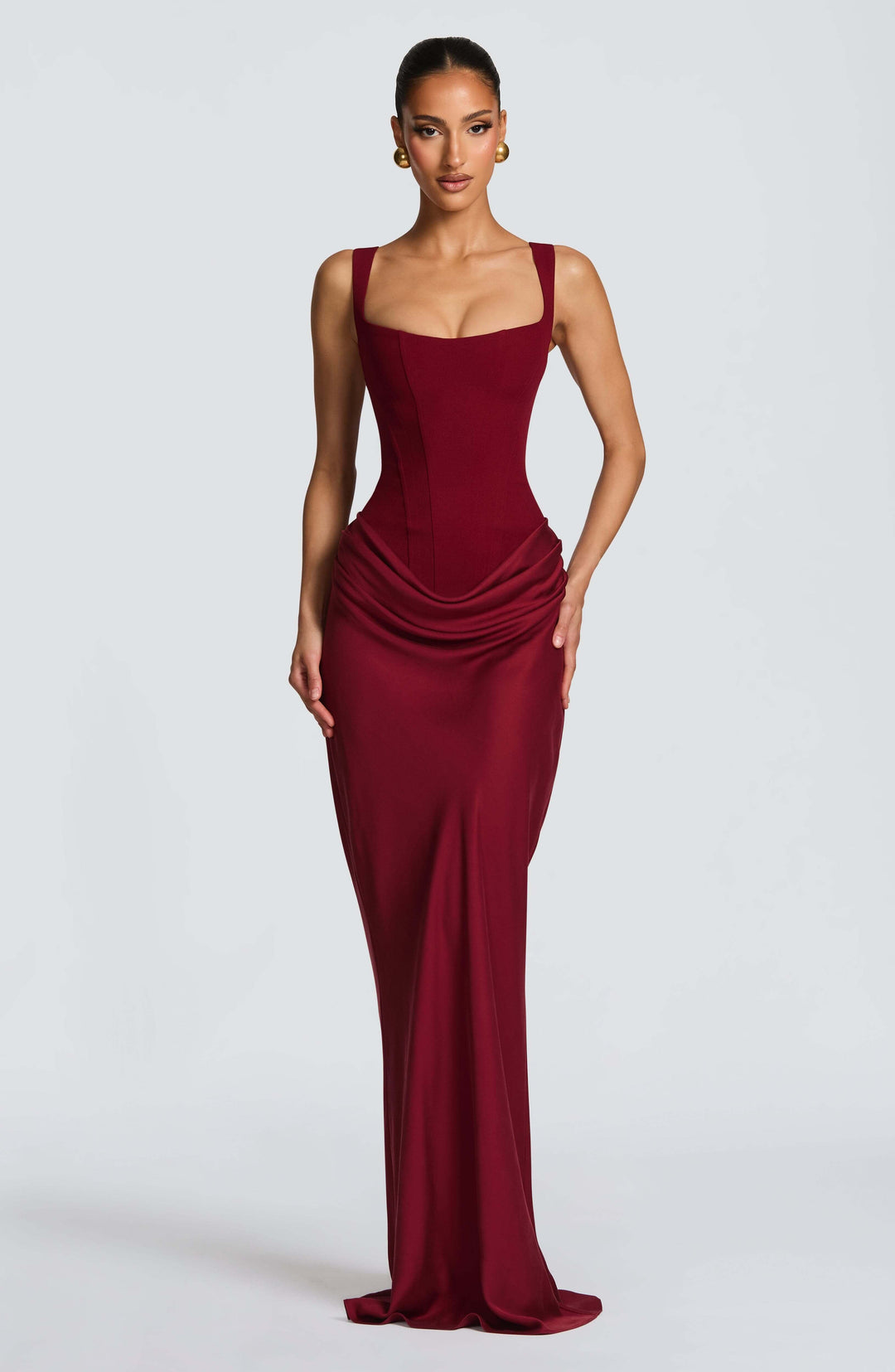 Ashley Getailleerde Maxi Jurk