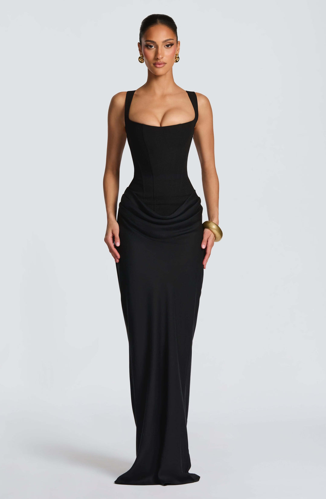 Ashley Getailleerde Maxi Jurk