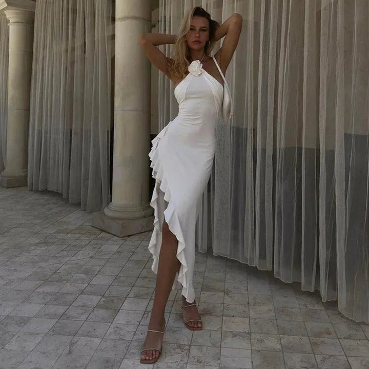 Scarlett Kerstjurk met Halternek