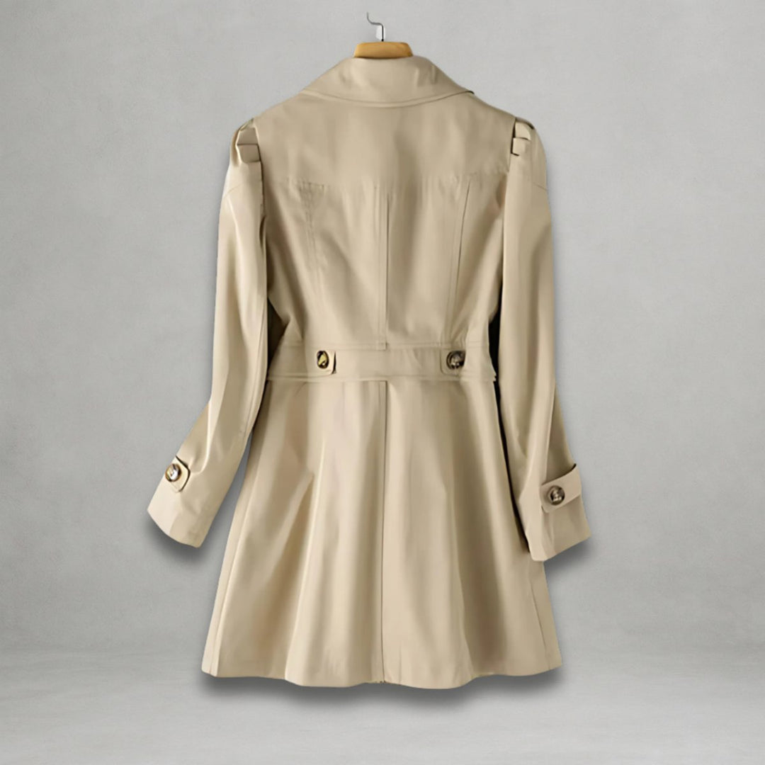 Freya Katoenen Trenchcoat met Knoopsluiting
