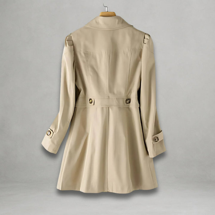 Freya Katoenen Trenchcoat met Knoopsluiting