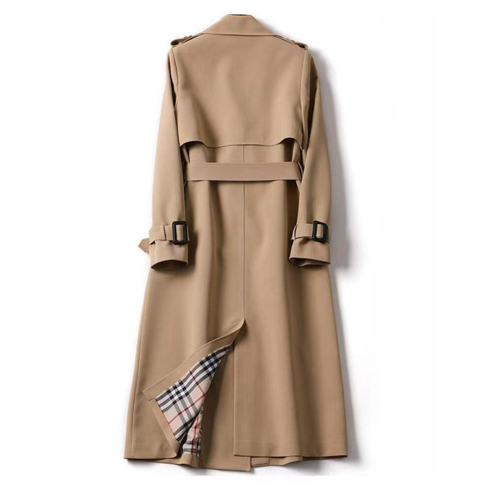 Sienna Trenchcoat met Ruitprint