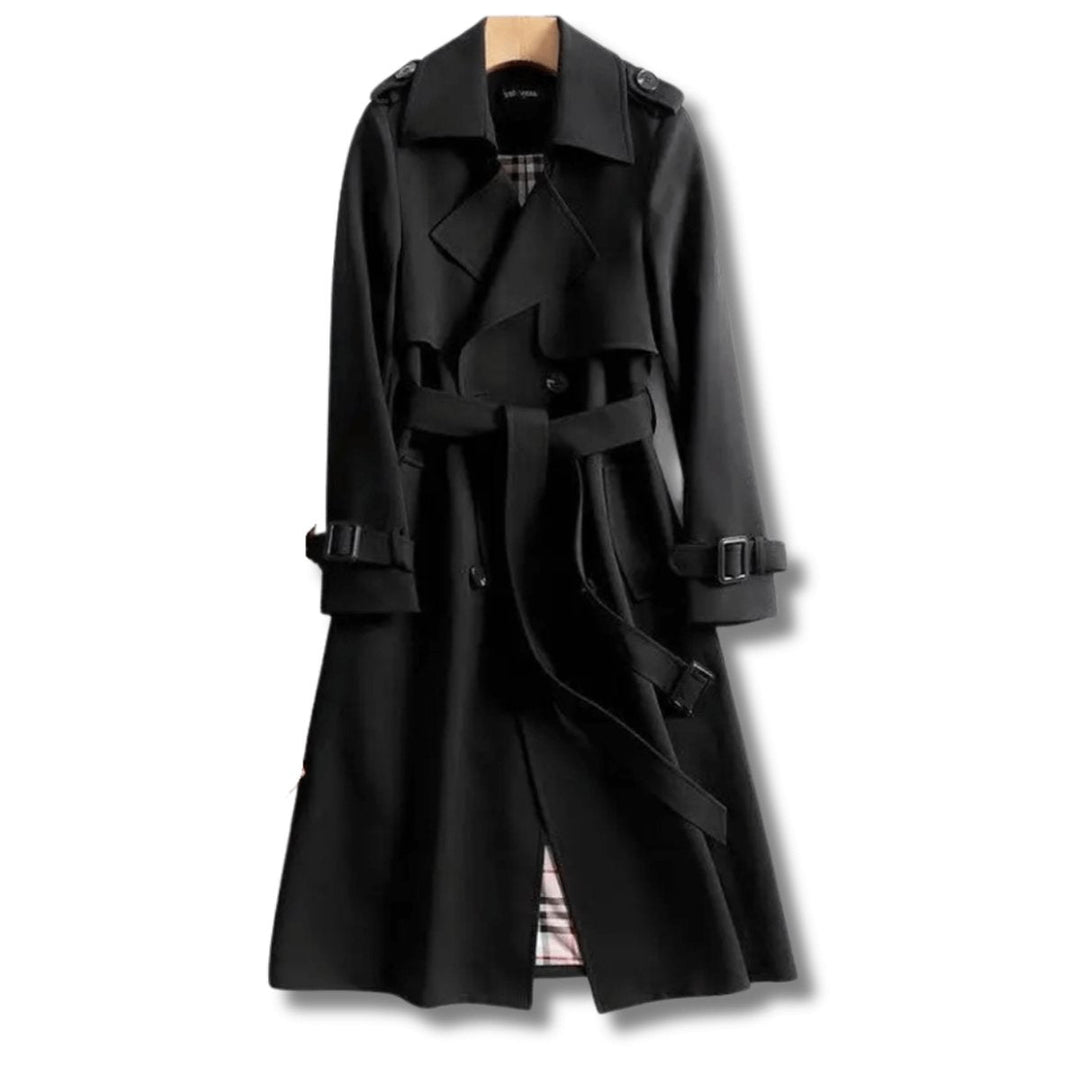 Isla Trenchcoat met Ruitprint