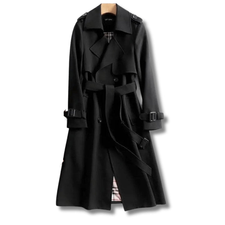 Isla Trenchcoat met Ruitprint
