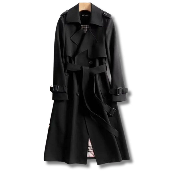 Sienna Trenchcoat met Ruitprint