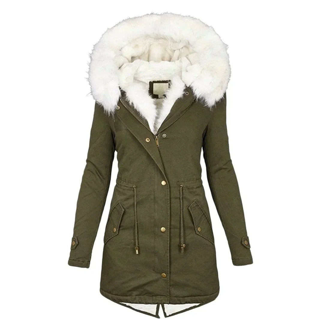 Olivia Nepbont Parka met Warm Gevoerd