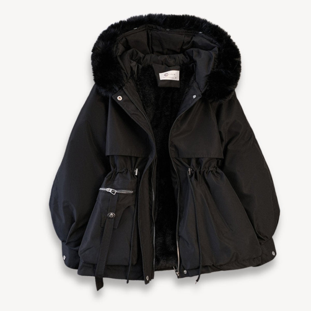 Sienna Nepbont Parka met Warm Gevoerd