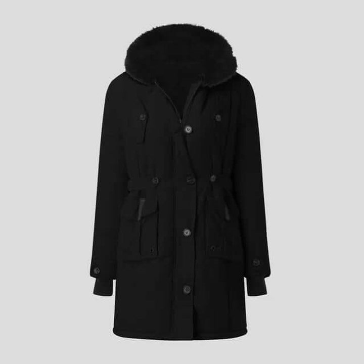 Grace Nepbont Parka met Nepbontkraag