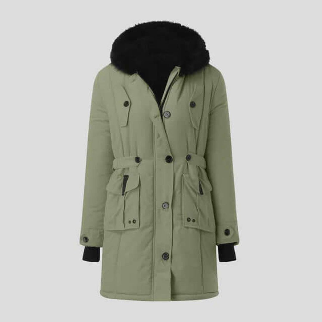 Grace Nepbont Parka met Nepbontkraag