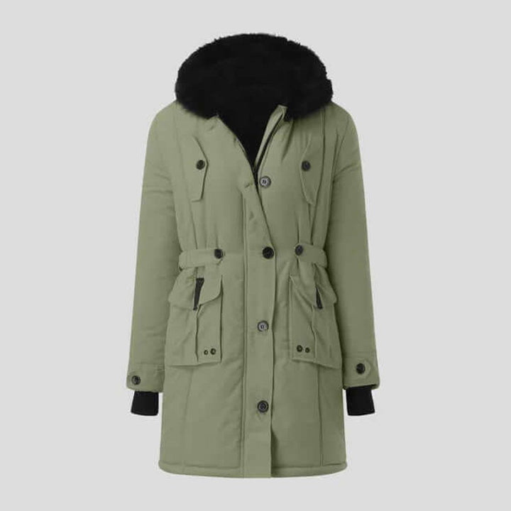 Grace Nepbont Parka met Nepbontkraag