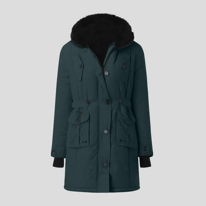 Grace Nepbont Parka met Nepbontkraag