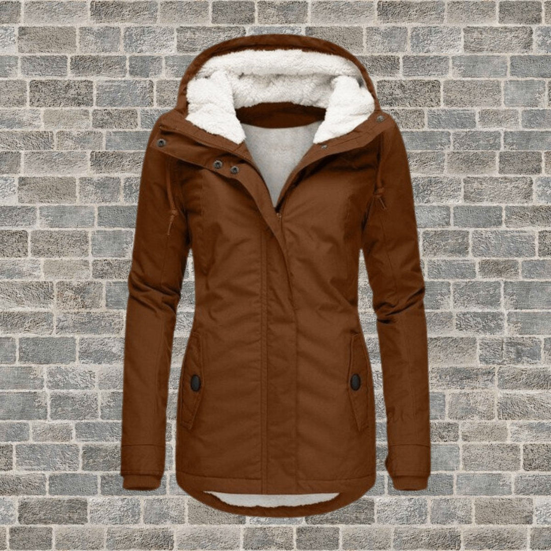 Freya Lange Teddy Parka met Warm Gevoerd
