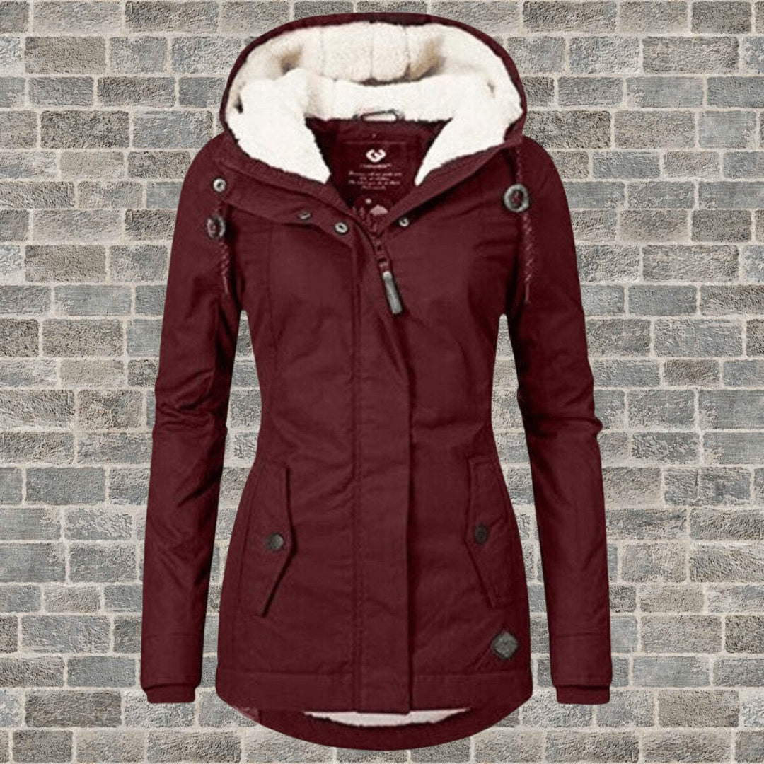 Freya Lange Teddy Parka met Warm Gevoerd