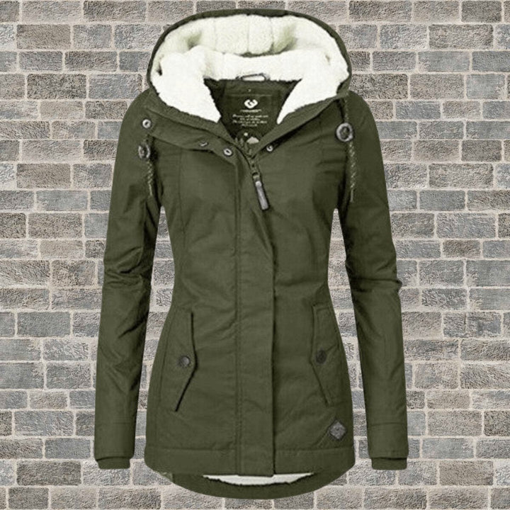 Freya Lange Teddy Parka met Warm Gevoerd