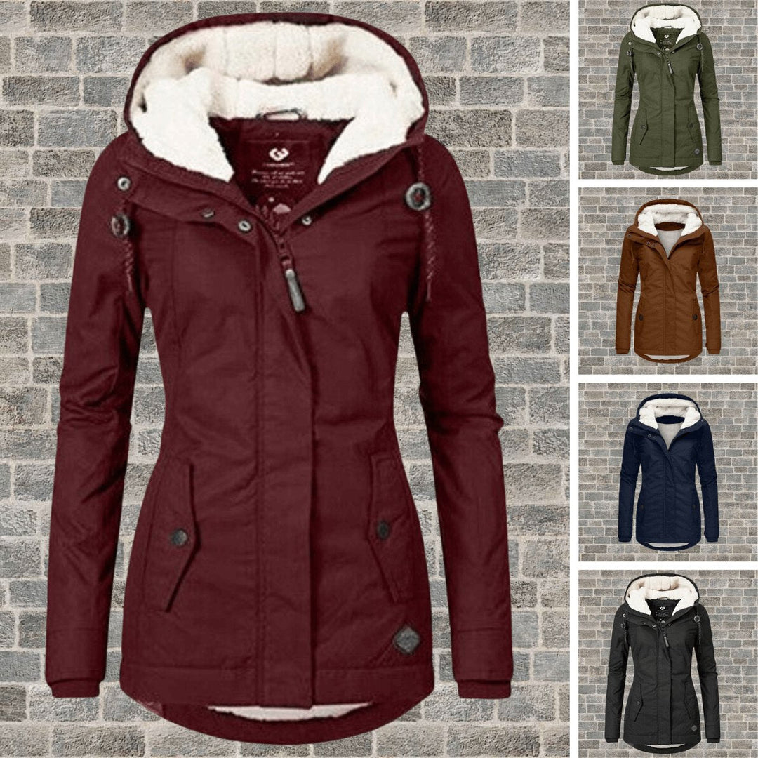 Freya Lange Teddy Parka met Warm Gevoerd