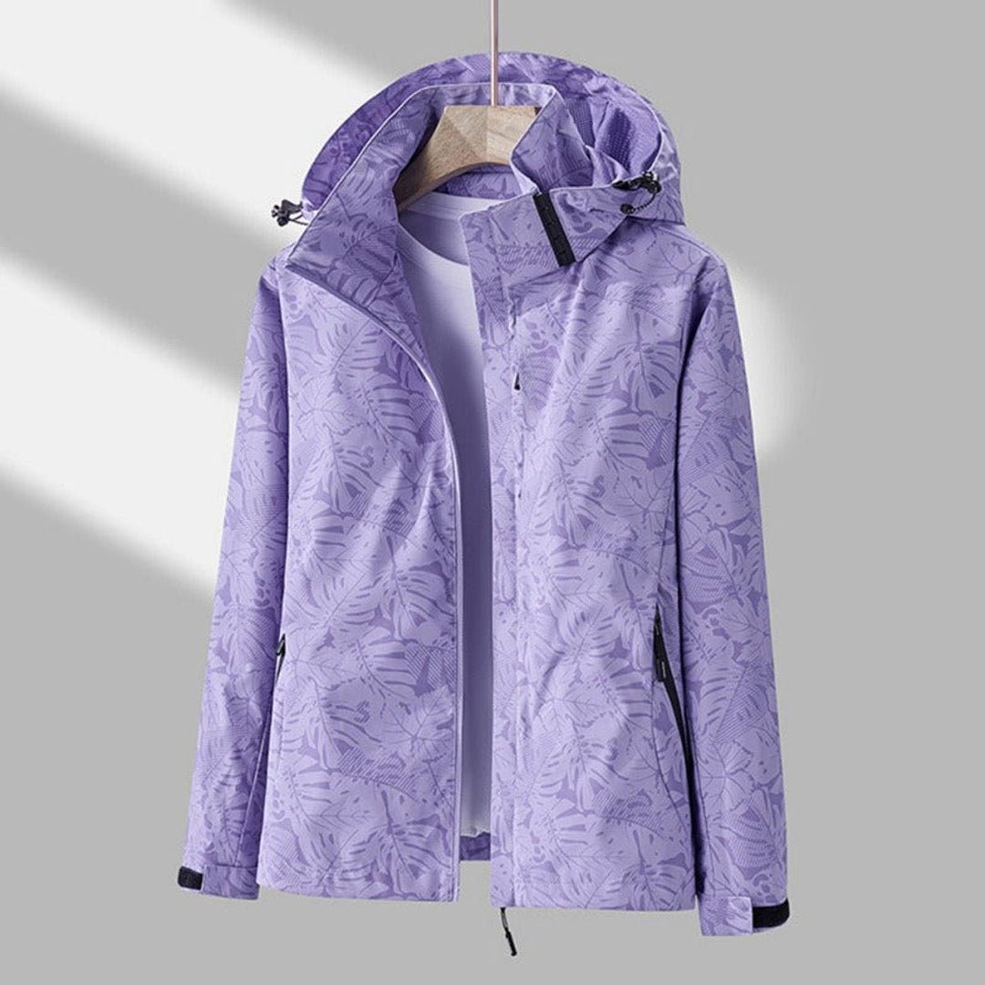 Sienna Pufferjas met Bloemenprint