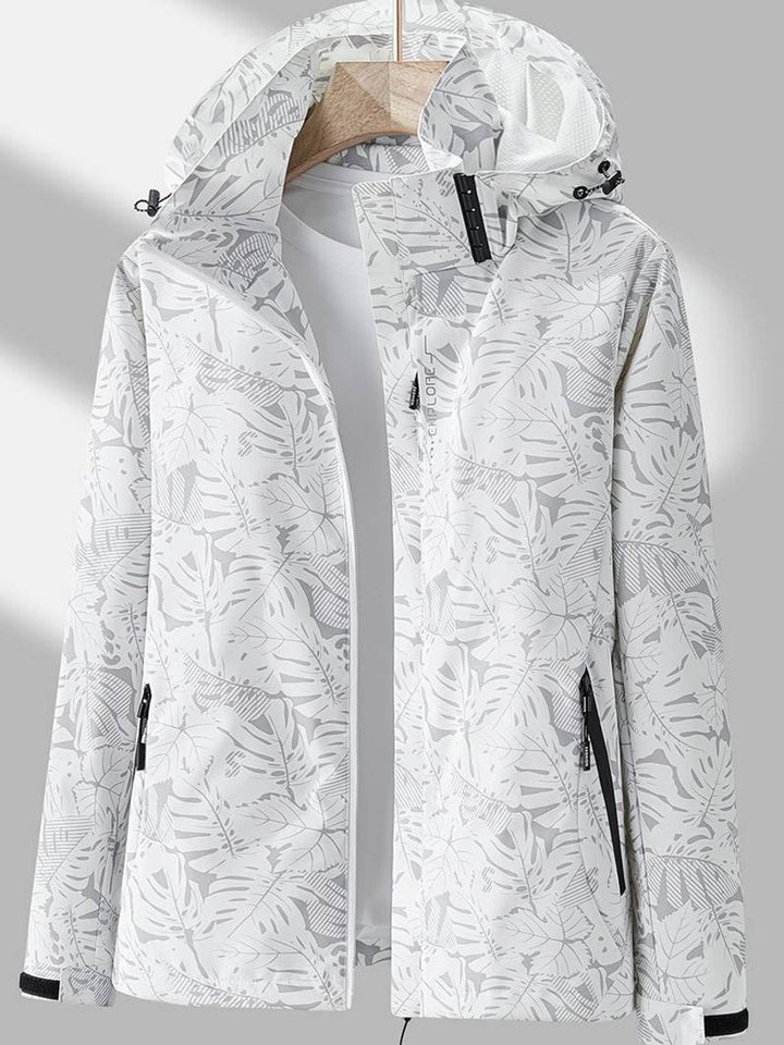 Sienna Pufferjas met Bloemenprint