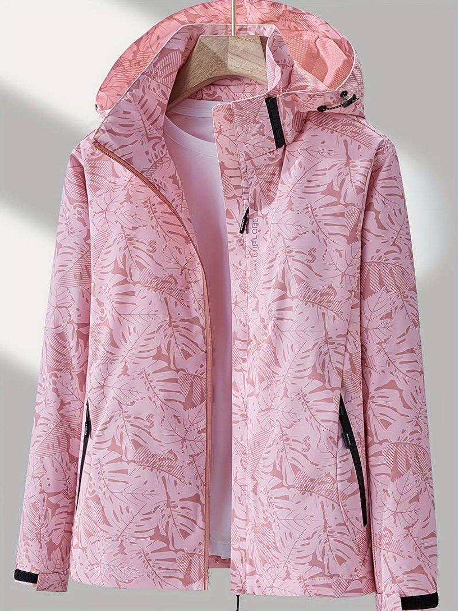 Sienna Pufferjas met Bloemenprint