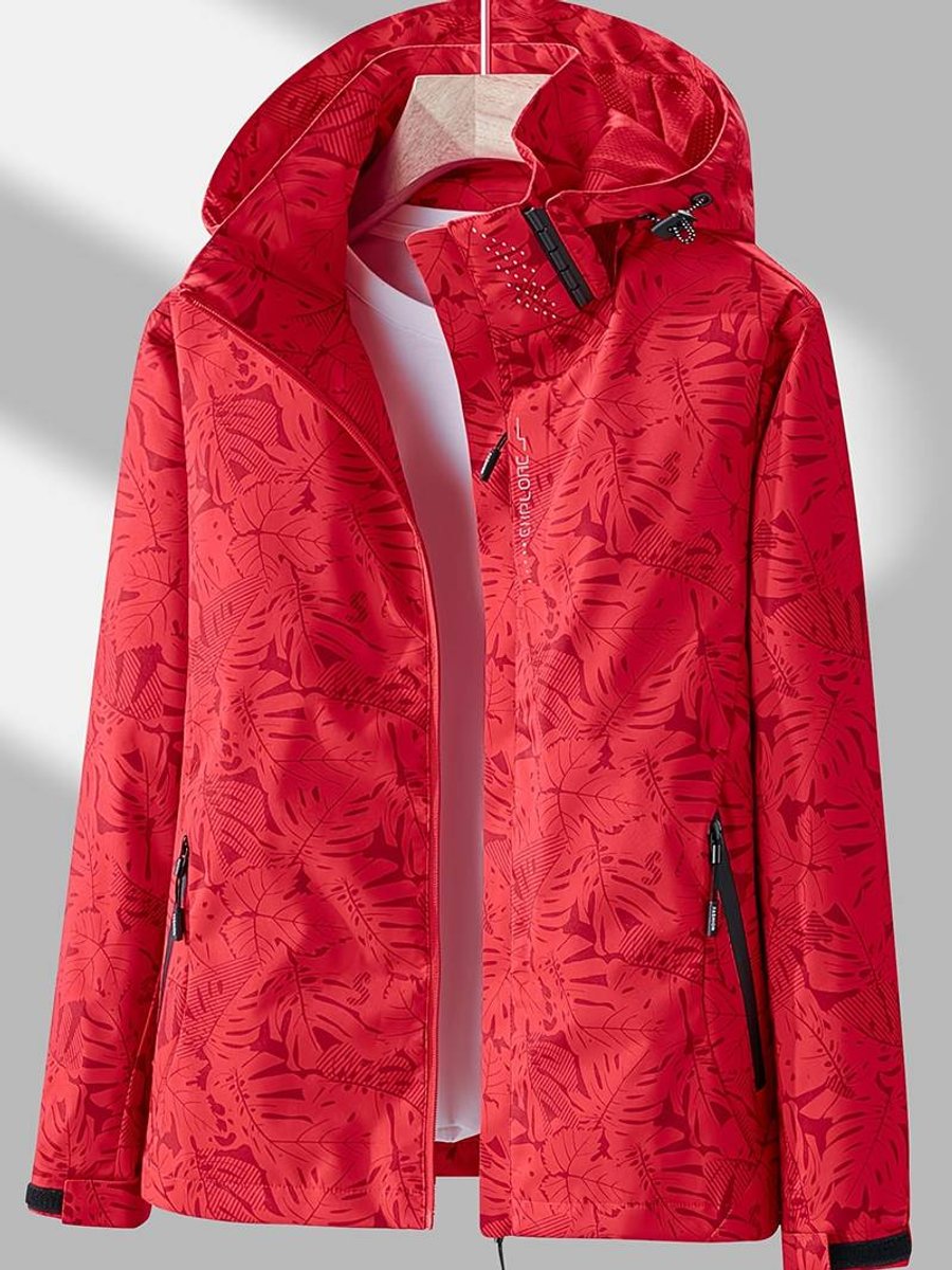 Sienna Pufferjas met Bloemenprint