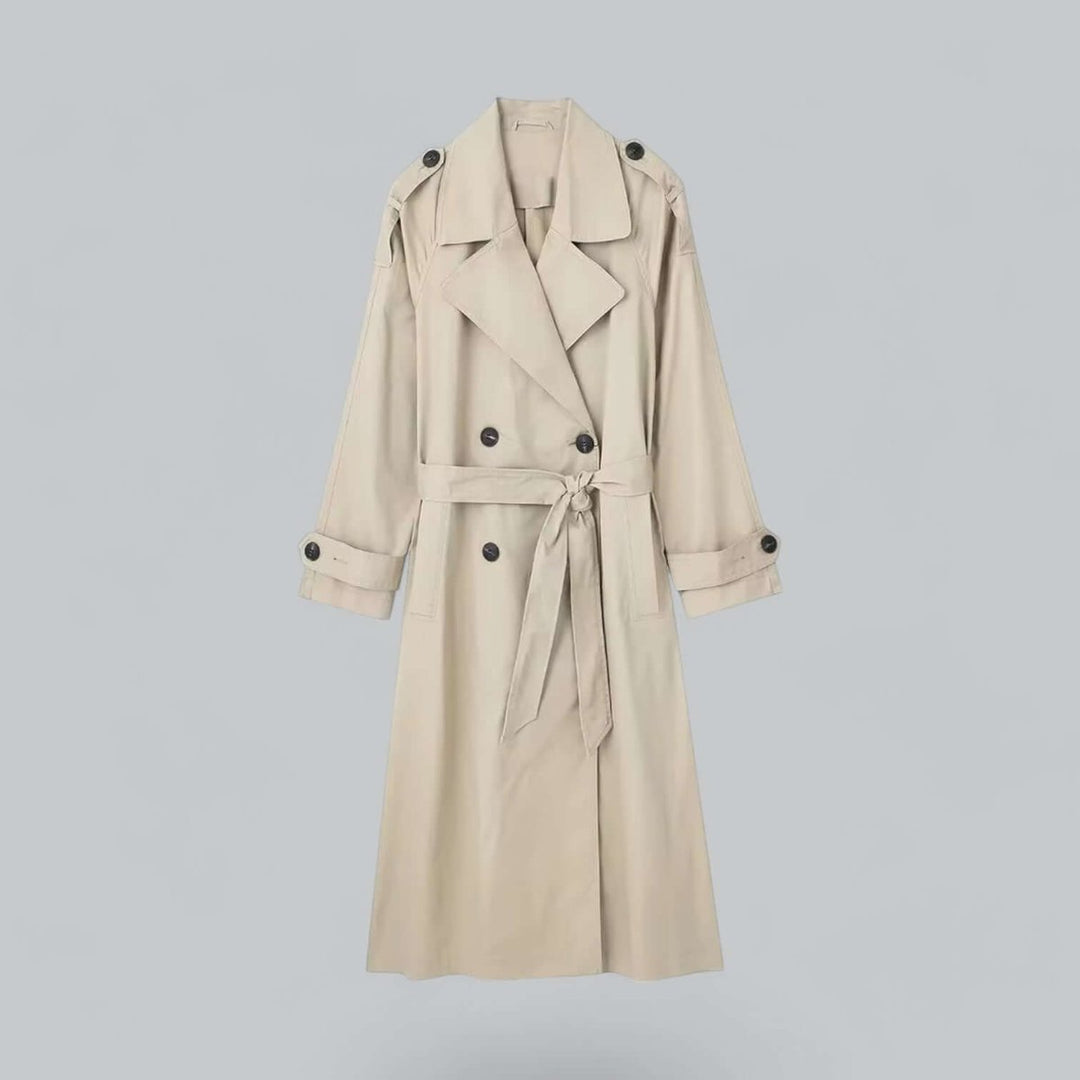 Ella Lange Trenchcoat met Taillegordel