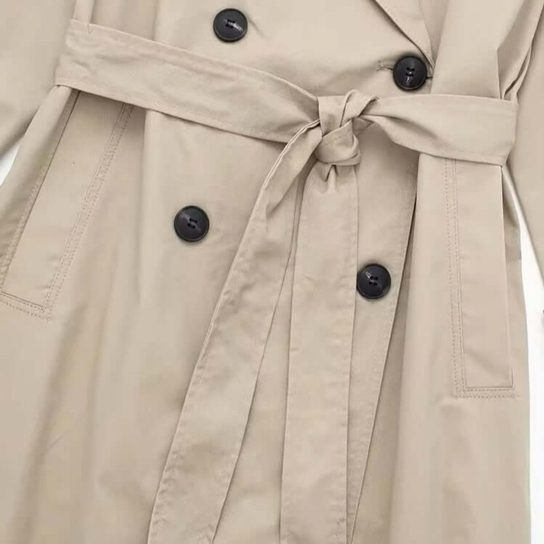 Ella Lange Trenchcoat met Taillegordel