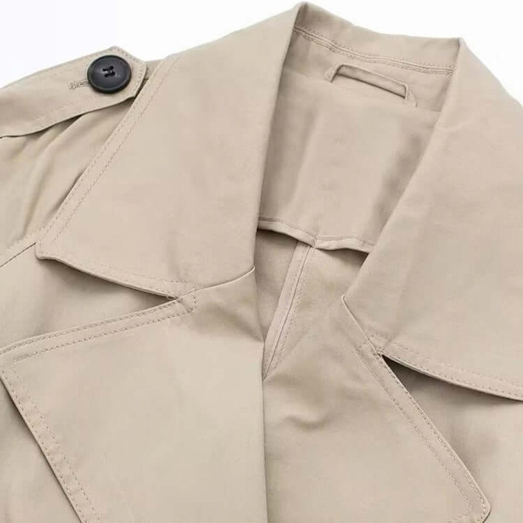 Ella Lange Trenchcoat met Taillegordel