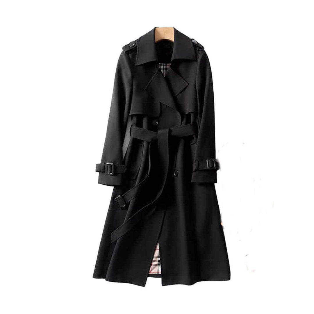 Isla Trenchcoat met Ruitprint