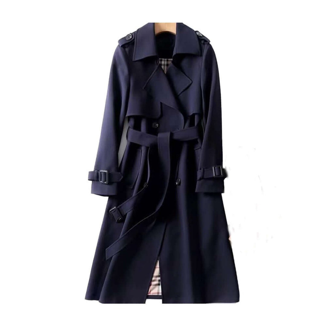 Isla Trenchcoat met Ruitprint