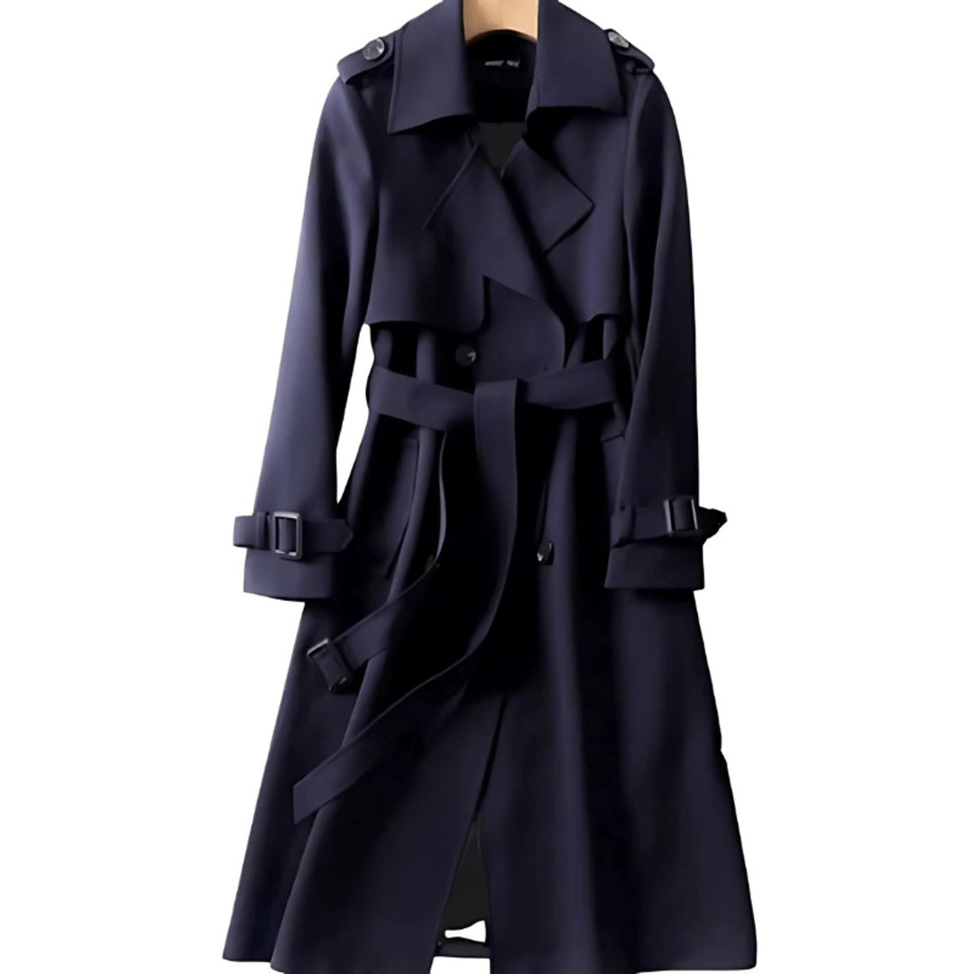 Olivia Lange Trenchcoat met Knoopsluiting
