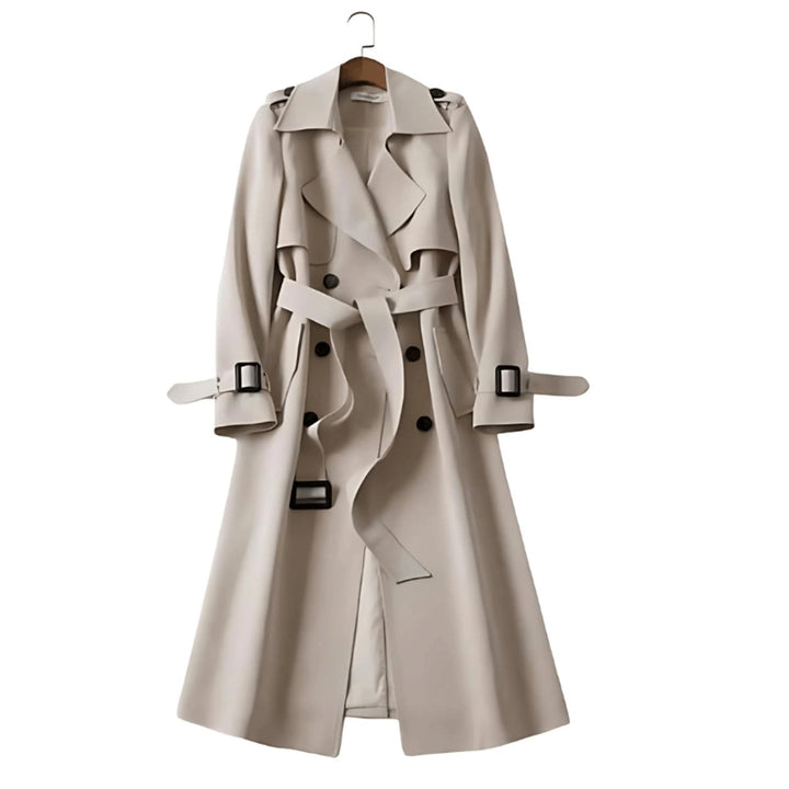 Olivia Lange Trenchcoat met Knoopsluiting