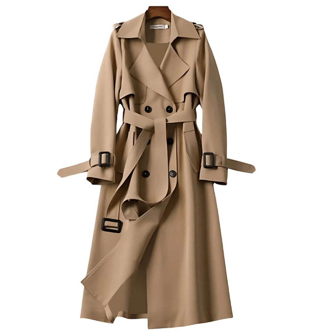 Olivia Lange Trenchcoat met Knoopsluiting