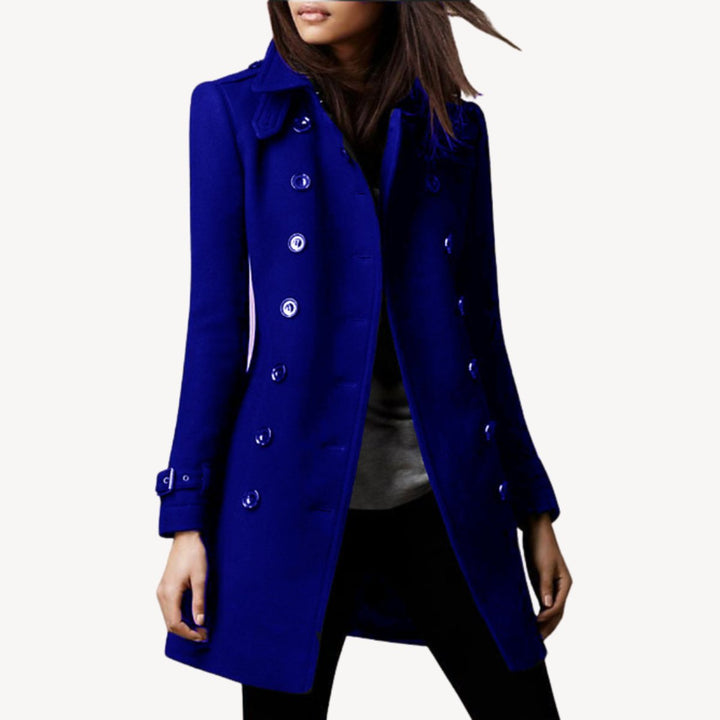 Scarlett Halflange Wollen Trenchcoat