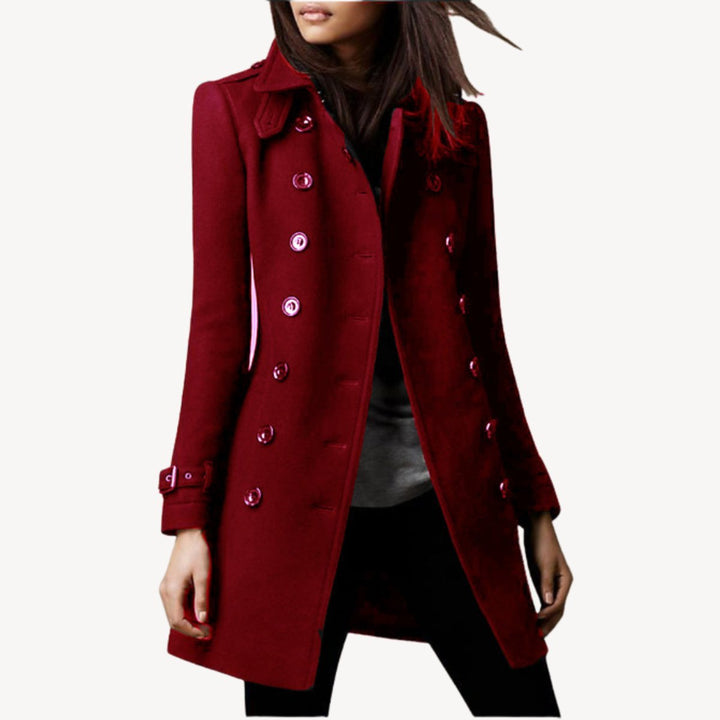 Scarlett Halflange Wollen Trenchcoat