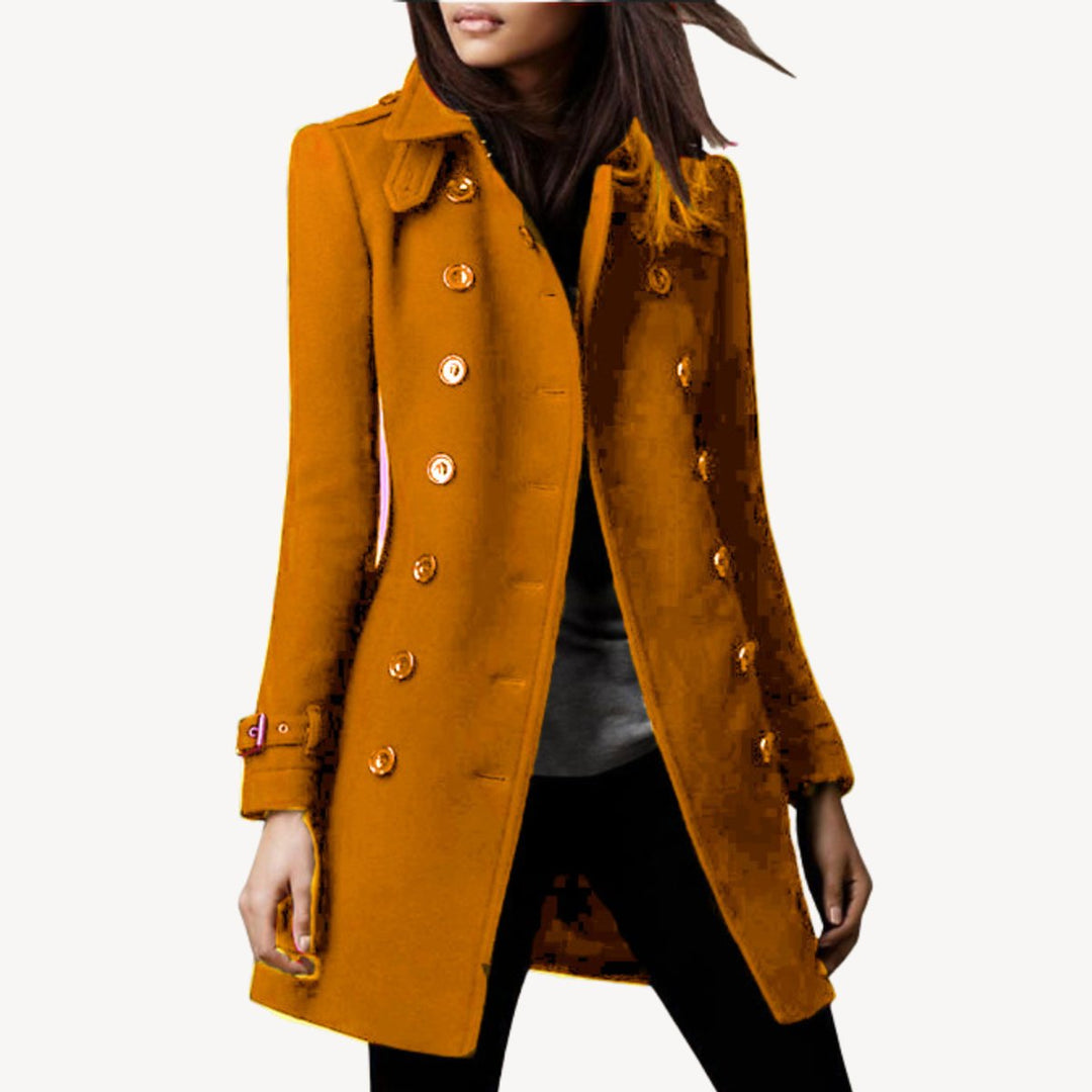 Scarlett Halflange Wollen Trenchcoat