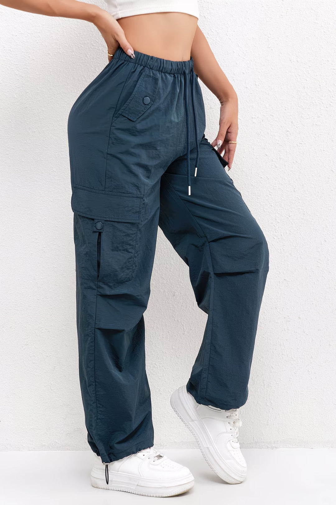 Liliana | Dames Cargo Zak Trekkoord Casual Broek
