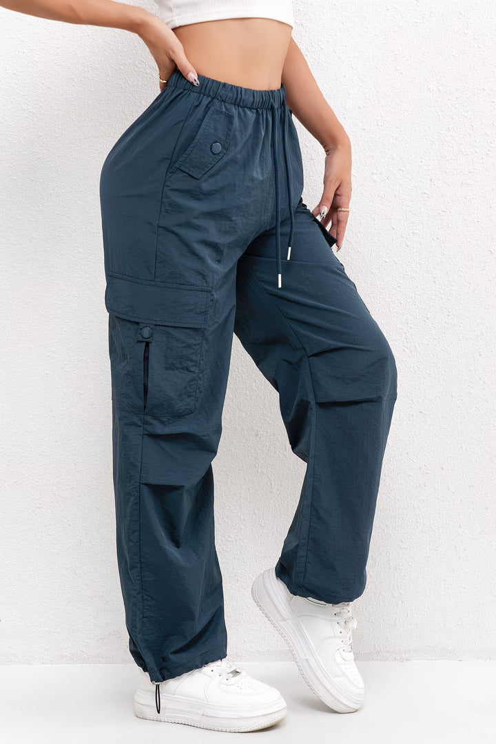 Liliana | Dames Cargo Zak Trekkoord Casual Broek