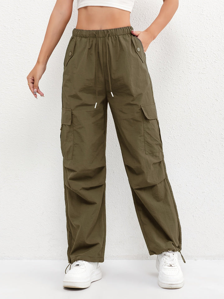 Liliana | Dames Cargo Zak Trekkoord Casual Broek
