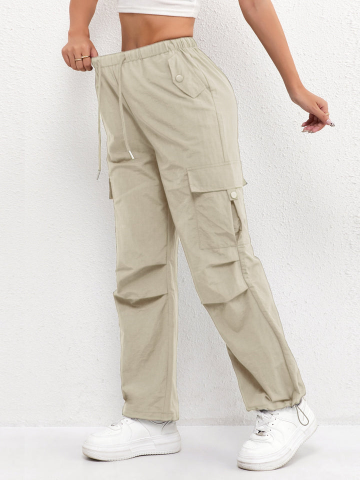 Liliana | Dames Cargo Zak Trekkoord Casual Broek
