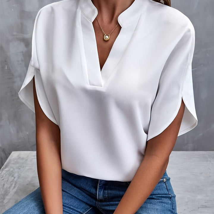 Ella Blouse met V-hals