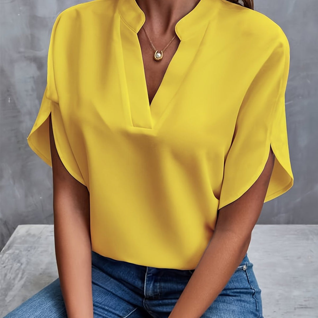 Ella Blouse met V-hals