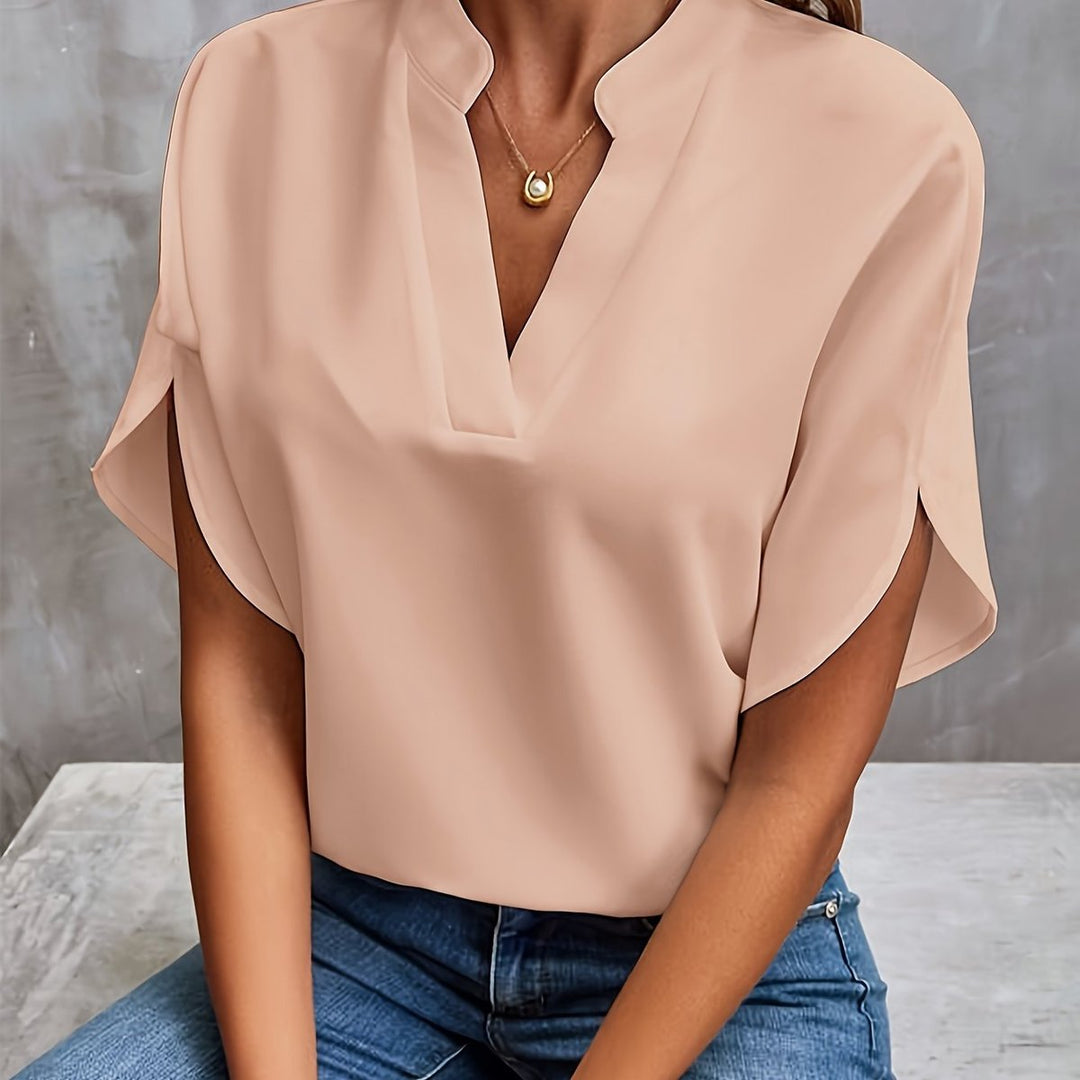 Ella Blouse met V-hals