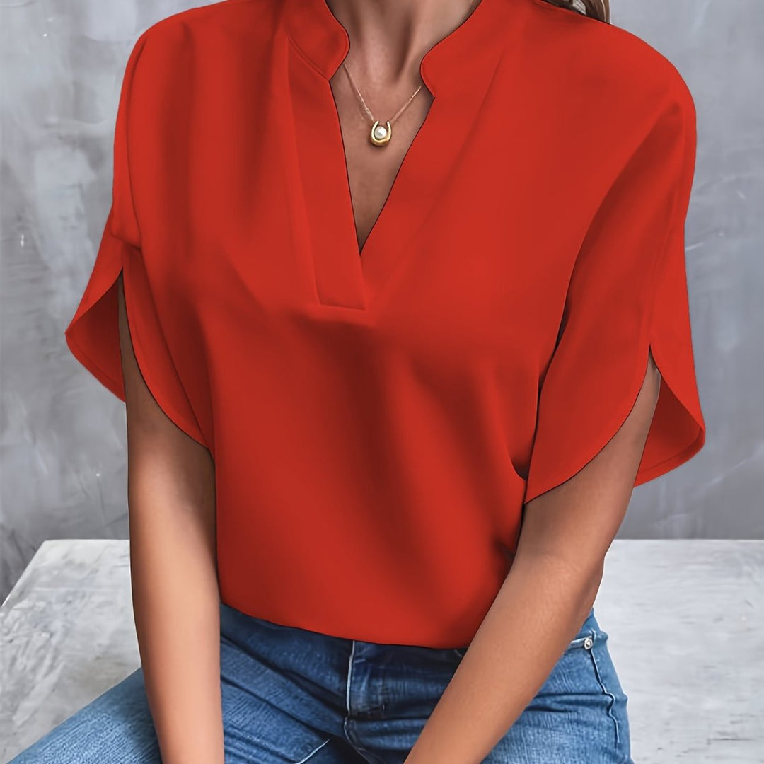 Ella Blouse met V-hals