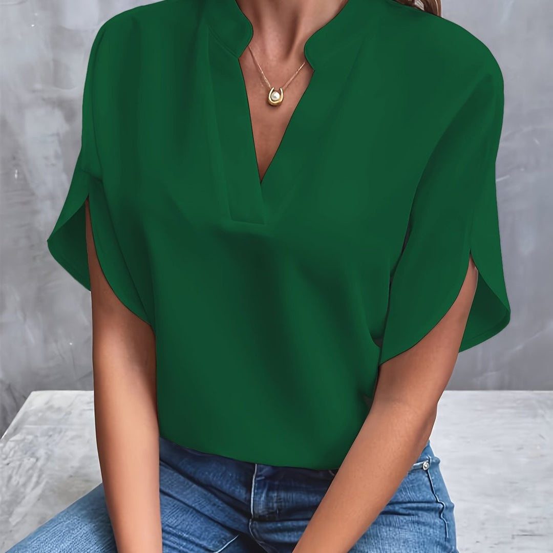 Ella Blouse met V-hals