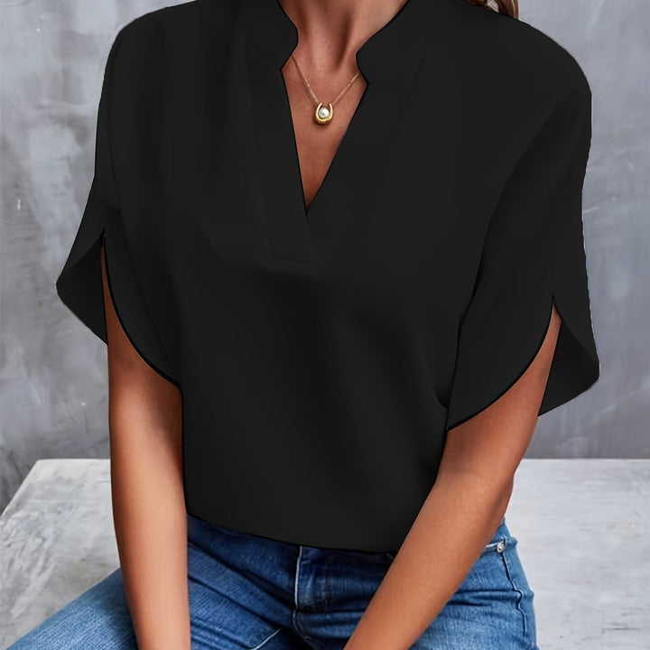Ella Blouse met V-hals