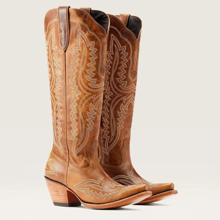 Ivy Halflange Cowboylaarzen met Borduurwerk